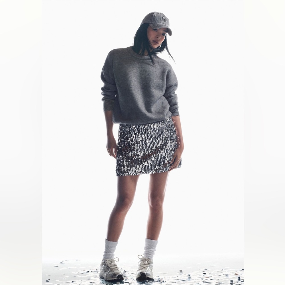 Nwt mare mare anthro sweater twofer sequin dress